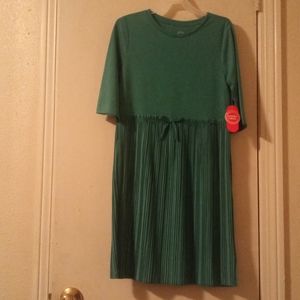 Little girl green dress